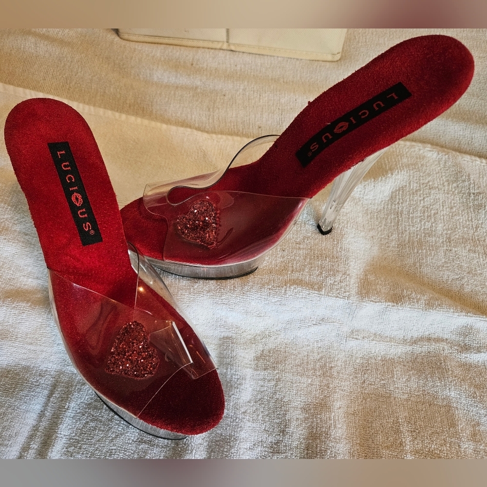 Luscious 6.5"x2" platform slip ons